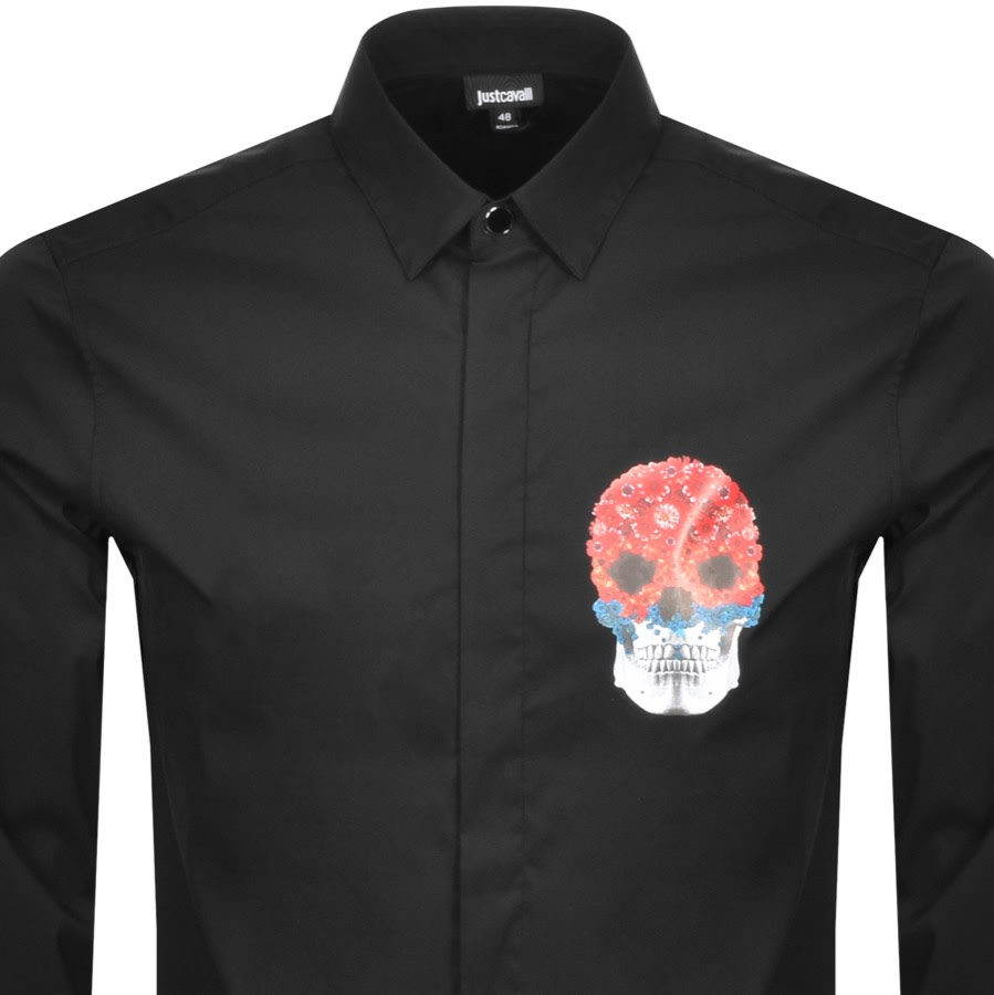 Alternative Image for ProductJust Cavalli Long Sleeved Shirt Black2